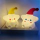 thumbnail image 2 of ZHAOCHENG Lámpara de mesa con forma de estrella y sombrero rojo y amarillo pequeño, luz de noche para mesita de noche, linda y divertida lámpara para dormir con protección para los ojos, lámpara para, 2 of 5