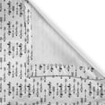 thumbnail image 4 of Ambesonne Black White Valance Pack of 2, Sketch Shape, 42"X12", Black and White, 4 of 5