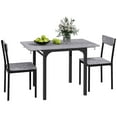 thumbnail image 1 of HOMCOM Ensemble de Table à Manger Pliable pour 2, Table à Abattants avec Chaises de Salle à Manger, 1 of 10