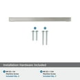 thumbnail image 6 of Amerock Monument 5-1/16 inch Center-to-Center Satin Nickel Cabinet Pull, 25 Pack, 6 of 7