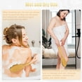 thumbnail image 4 of Unique Bargains Horsehair Dry Brushing Body Brush 18inch Wooden Body Brush for Showering Exfoliating for Women Yellow, 4 of 7