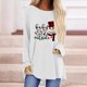 thumbnail image 2 of Camisas Navideñas Para Mujer, Camisetas de Manga Larga Con Estampado de Estilo Étnico, Sudadera Informal de Invierno Y Otoño, Jersey Acogedor, Blusa Odeerbi ODB206559, 2 of 6