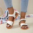 thumbnail image 2 of OWUUcdse Women's Comfort Sandals, Strappy Beach Non-slip Open Toe Summer Shoes White Size 38, 2 of 7
