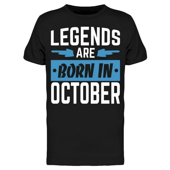 Born In October Men's T-shirt