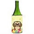 thumbnail image 2 of Carolines Treasures Chocolate Brown Shih Tzu Easter Egg Hunt Wine Bottle beverage Insulator Hugger Wine Bottle, 2 of 2