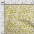 thumbnail image 2 of oneOone Georgette Viscose Lime Green Fabric Floral Silhouette Sewing Craft Projects Fabric Prints By Yard 42 Inch Wide, 2 of 4