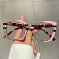 thumbnail image 2 of KAMMPT Oversized Square Eyeglasses Frames 2024 New in Brand Design Spectacles Ins Trendy Vintage Multicolor Rim Women Eyewear, 2 of 9