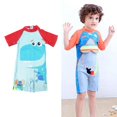 thumbnail image 3 of Traje de baño Baoblaze para Niñas de una pieza rojo Dinosaurio L, 3 of 8
