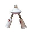 thumbnail image 1 of Yuarrent Bombilla E27 para luces, convertidor de enchufe, cabezales de iluminación, accesorios de lámpara, interruptor de dirección de luz Electrodomésticos 1 a 2 con interruptor, 1 of 6