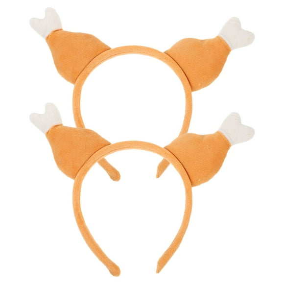 SKISUNO Creative Turkey Leg Headband for Party Cosplay Hair Accessories in Fabric