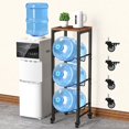 thumbnail image 1 of Soporte para botellas de agua Dataroad Selead de 3 niveles con ruedas, 1 of 6