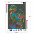 thumbnail image 3 of Cuadros Decorativos 5D bricolaje completo taladro cuadrado diamante pintura colorido dinosaurio bordado Kit DQrwqpou Nuevos Originales, 3 of 7