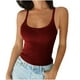 thumbnail image 2 of mfyjkho Camisetas Sin Mangas De Talla Grande, Blusas Sin Mangas Ajustadas Con Cuello En U De Color Liso Para Mujer Tops Elegantes Para Mujer Xxl, 2 of 6