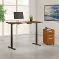 thumbnail image 2 of Move 60 Series 60W x 30D Adjustable Desk Set in Natural Cherry - Engineered Wood, 2 of 8
