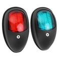 thumbnail image 2 of Lumières de Signalisation pour Voile Marine, PC 2 Pcs Lumières de Navigation LED pour Navires Noir, 2 of 8