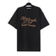 thumbnail image 1 of Comercio exterior pa angel marca de moda árbol de coco llama letra logo graffiti flujo pintura Camiseta de manga corta ropa de pareja2268 # negro, 1 of 2