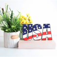 thumbnail image 3 of Dsscvnef Independence Day Tabletop Decoration Tray Decorative Letter Ornaments, 3 of 3