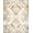 Cream Brown, Pattern 3, variant on ODIKA Neutral Farmhouse Boho Trellis Vintage Grid Dining Beige Table for Small Living Room, Playroom, Bedroom, Easy Care Kids Safe