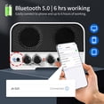 thumbnail image 4 of JOYO Mini Guitar Amplifier 5W Electric Guitar Amp Small Practice Guitar Amp with Bluetooth Clean & Overdrive Channels Portable Rechargeable, 4 of 7