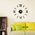 thumbnail image 1 of OUNONA Clock for Living Room Timekeeping Modern Black Frameless Wall Clock 1Set, 1 of 5