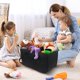 thumbnail image 4 of Sac à Bûche Cheminée 2Pièces Sac a Bois Sac à Bûches en Feutre, Grand Capacité Panier de Rangement Pliable Sac à Provisions, Pour Bois de Chauffage Journau Jouets Shopping - 50*25*25cm Noir Kuyhfg Bienvenido a Kuyhfg, 4 of 5