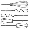 thumbnail image 4 of BLACK+DECKER Refurbished 6-Speed Corded Electric Hand Mixer, Black, 4 of 4