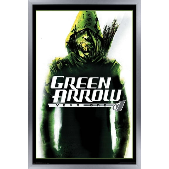 DC Comics - Green Arrow - Year One Wall Poster, 14.725" x 22.375", Framed