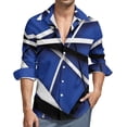 thumbnail image 1 of Camisa de manga larga para hombre Camisa informal abstracta novedosa para vacaciones, uso diario, fin de semana, moda informal, otoño e invierno, manga larga, 1 of 6