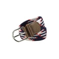 thumbnail image 3 of Cinturón Elástico de tejido Ajustable unisex Azul Rojo uxcell, 3 of 5