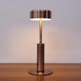 thumbnail image 3 of pitrice Dimmable Table Lamp Bar Decor Battery Desk Bedside Cylindrical Bronze, 3 of 7