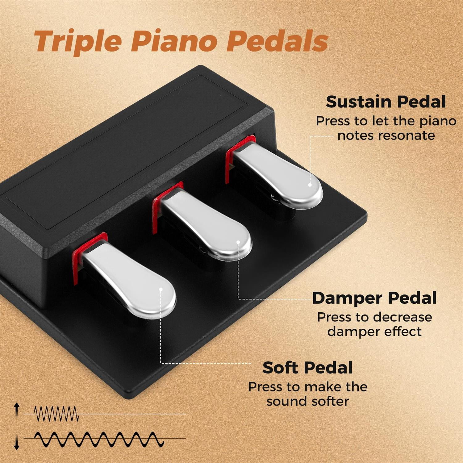 Demi Bonn Home & Stage 88-Key Keyboard Piano Set, 800 Timbres & 600 Rhythms, Adjustable Stand, Black