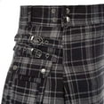 thumbnail image 6 of Mens Fashion Scottish Style Plaid Contrast Color Pocket Pleated Skirt, 6 of 6