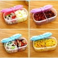 thumbnail image 5 of 1PC Healthy Plastic Food Container Portable Lunch Box Capacity Camping Picnic Food Fruit Container Storage Box for Kids Dinnerw, 5 of 9