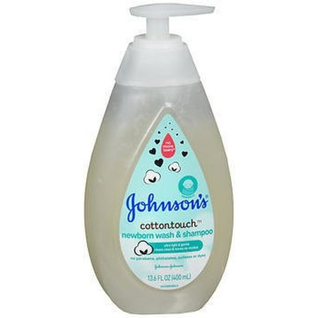 JOHNSONS Cotton Touch Newborn Baby Wash & Shampoo (Best Baby Shampoo For Newborns)