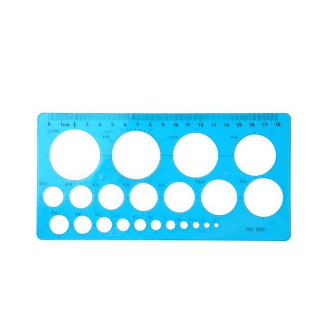tredstone 1/2/3/5 Coloré Règle Échelle Dessin Règles Multifonctionnel Outil de Mesure Modèle de Dessin Papeterie pour Bureau Étudiant Bleu 1 Pc
