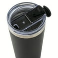thumbnail image 4 of Mainstays 20oz Stainless Steel Tumbler, Black, 4 of 17