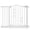 White+1, variant on Black Extra Wide Metal Pet Gate for Large Dogs, Auto Close Pressure Mount Safety Barrier, Heavy Duty Sturdy Dog Gate for Doorways Stairs Hallways, Sleek Design for Multi-Pet Households