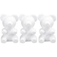 thumbnail image 1 of 3 piezas de moldes de oso, adorables embriones, para manualidades, bolas blancas, para decoración del hogar, escritorio (20 cm), 1 of 7