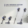 thumbnail image 3 of MOOSOO Cordless Stick Vacuum Cleaner 40KPA 40Mins Lightweight for Home Pet Hair Carpet Hard Floor, XL-618A, 3 of 16