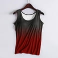 thumbnail image 5 of FAVIPT Womens Workout Tank Tops with Built in Bra Summer 2025 Shirts Sleeveless Gradient Print Padded Blouses Underwear Pajama Gym Camisoles Black,XL, 5 of 7