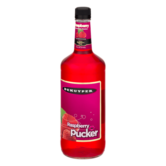 DeKuyper Pucker Raspberry Schnapps Liqueur 1 L - Walmart.com