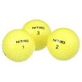 Nitro Golf Ultimate Distance Golf Balls, Yellow, 12 Pack