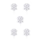 thumbnail image 1 of Kearding Moldes de copo de nieve colgante DIY artesanía hogar árbol espejo hecho a mano ornamento molde Año Nuevo Navidad resina fundición Type2 NO2, 1 of 5