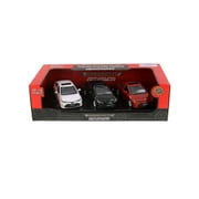 Toyota Corolla 1/43 Scale  3-Pack diecast model car with pullback action