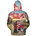 thumbnail image 2 of Be My Valentine's Labrador Retriever Truck Full of Love Flower Balloon All Over Print 3D Hoodie Unisex Merch Hoodies Lab Dog Lover Gifts - 02029, 2 of 6