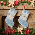 thumbnail image 6 of Lsque Animals Travel World Map Pattern 18 Inch Christmas Stockings, Festive Holiday Stocking for Christmas Decorations Holiday Decor, 6 of 8