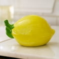 thumbnail image 2 of Home Essentials Kitchen Sponge Counter Organizer with Scrub Pad - 2 Pieces - Lemon, 2 of 2