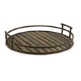 thumbnail image 1 of IMAX Corporation Vermont Fer et Plateau en Bois, 1 of 1