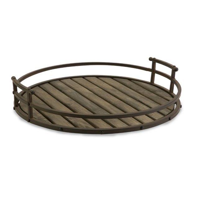 IMAX Corporation Vermont Fer et Plateau en Bois