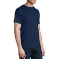 thumbnail image 2 of Hanes Men's and Big Men's Triblend Short Sleeve Tee, Up To Size 3XL, 2 of 7